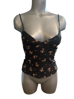 Rebellious dreamer floral cami tank top xs